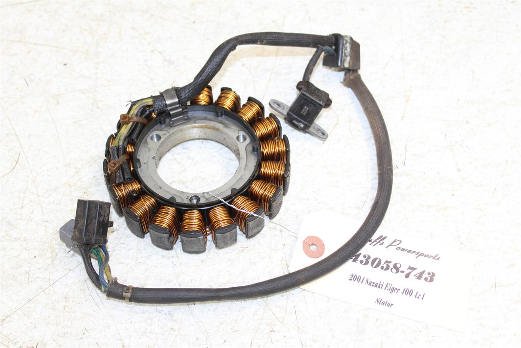 2004 Suzuki Eiger 400 4x4 Stator Magneto Generator Coil 43058
