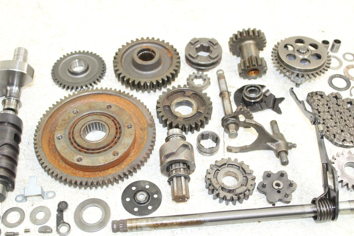 2004 Suzuki Eiger 400 4x4 Transmission Gears Shift Shaft Forks Drum 43058