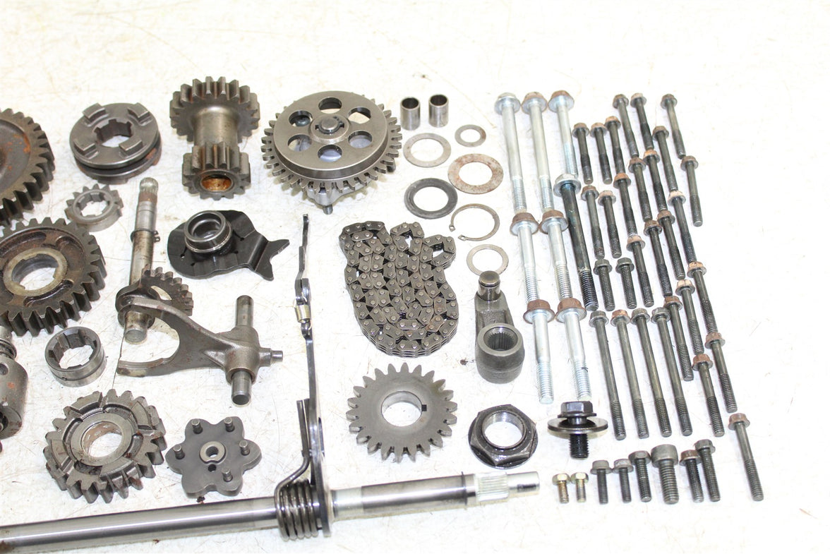 2004 Suzuki Eiger 400 4x4 Transmission Gears Shift Shaft Forks Drum 43058