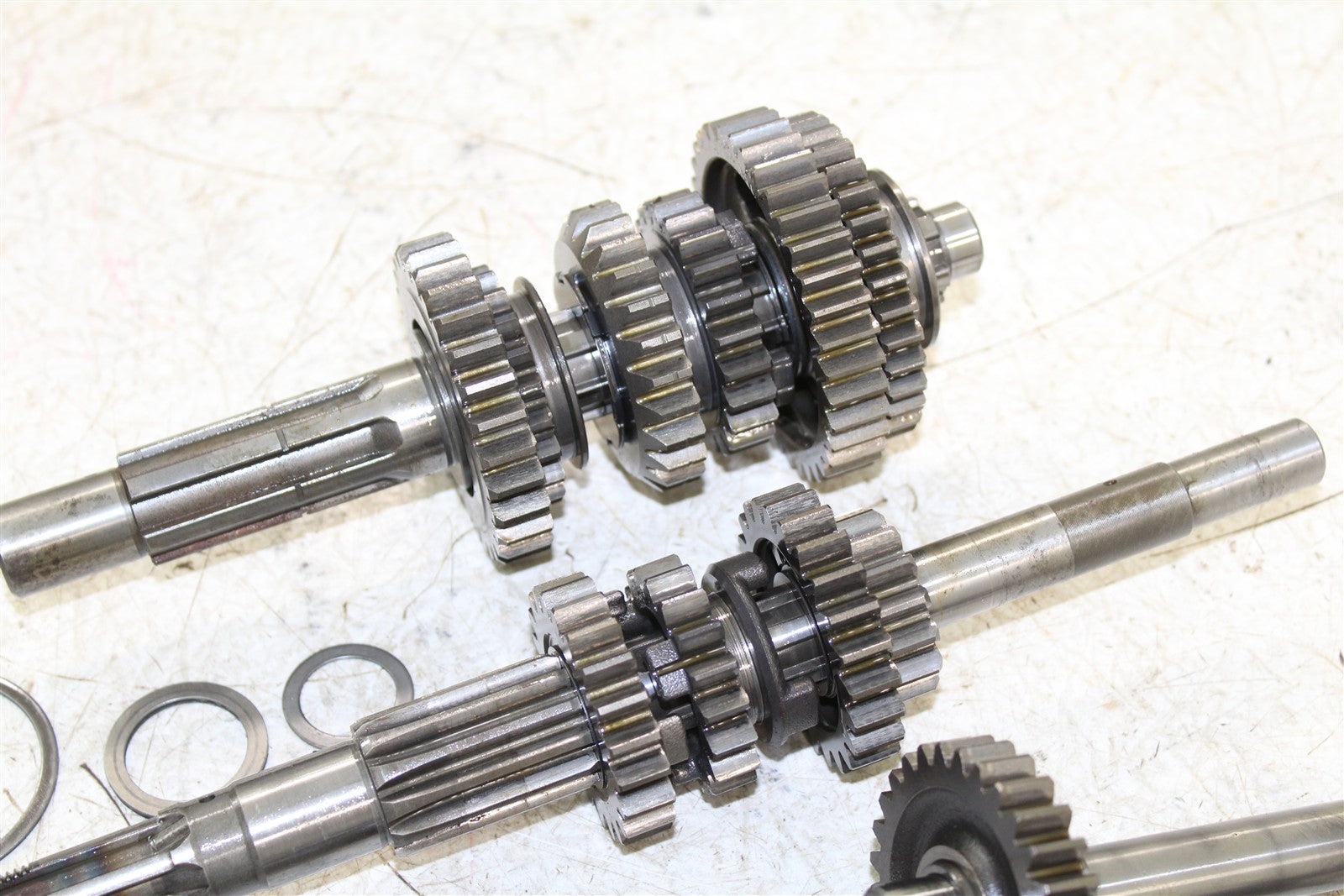 2004 Suzuki Eiger 400 4x4 Transmission Gears Shift Shaft Forks Drum 43058
