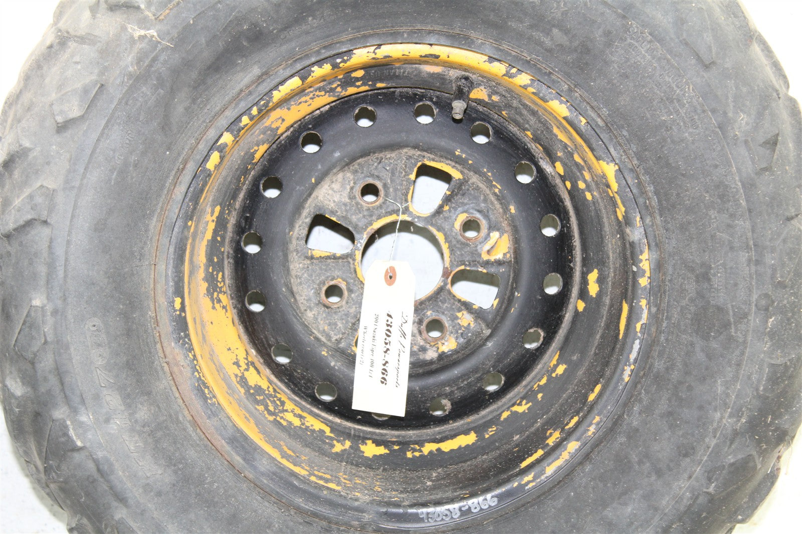 2004 Suzuki Eiger 400 4x4 Rear Wheel Set Rims 43058
