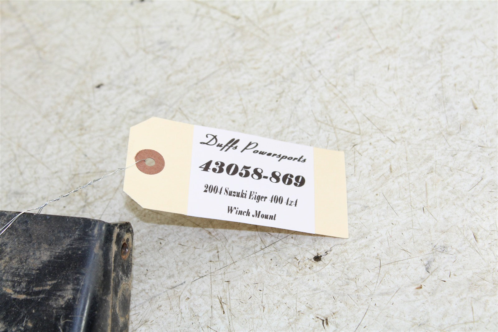 2004 Suzuki Eiger 400 4x4 Winch Mount Plate 43058