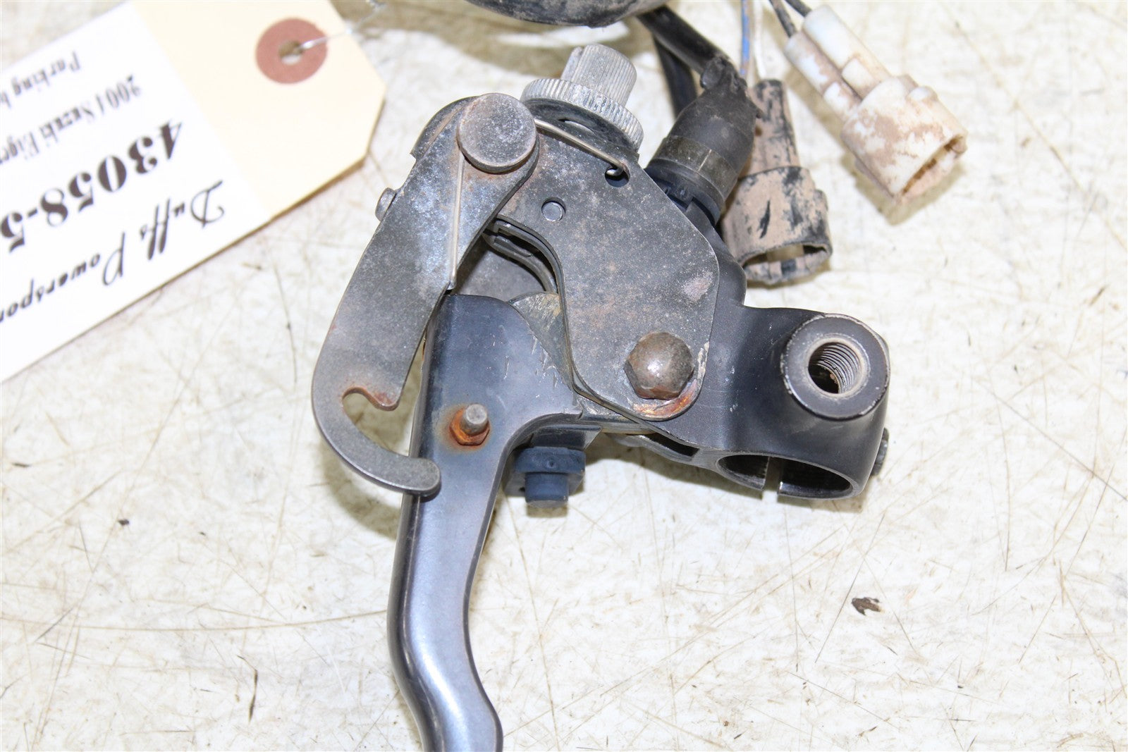 2004 Suzuki Eiger 400 4x4 Parking Brake Lever w/ Perch Mount 43058