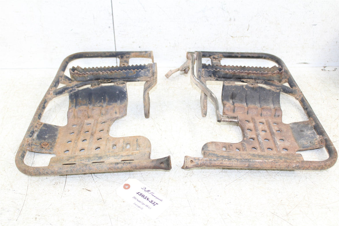 2004 Suzuki Eiger 400 4x4 Foot Pegs Rests Set Left w/ Shifter Right 43058