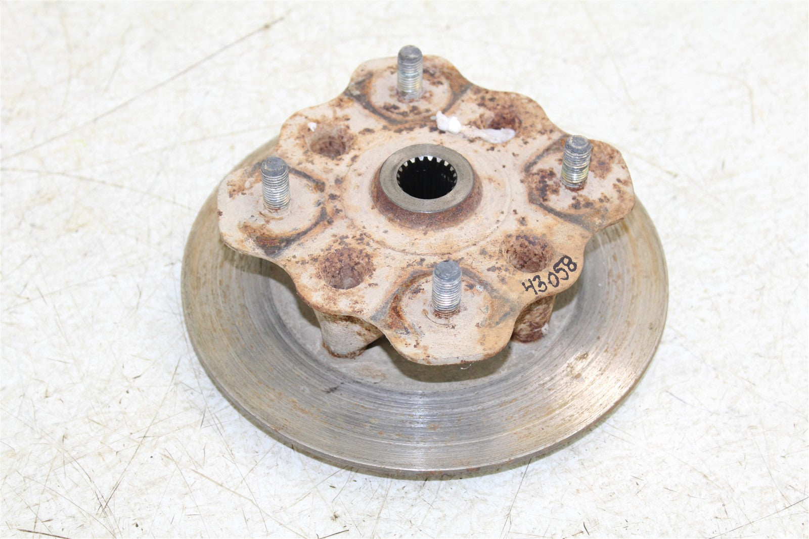 2004 Suzuki Eiger 400 4x4 Front Hubs Brake Rotors 43058