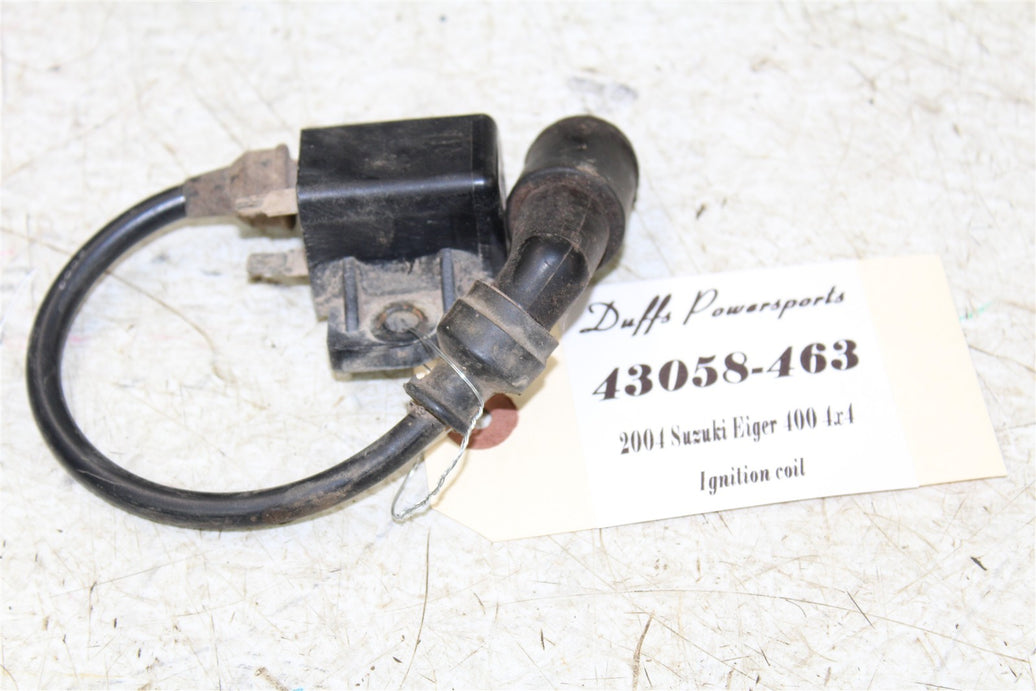 2004 Suzuki Eiger 400 4x4 Ignition Coil Wire Spark Plug Boot 43058
