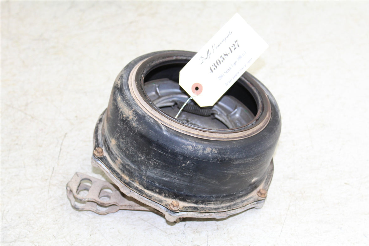 2004 Suzuki Eiger 400 4x4 Rear Brake Drum Backing Plate Panel Hub 43058