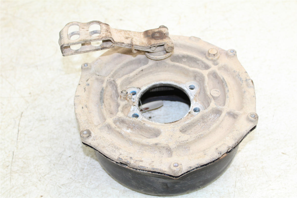 2004 Suzuki Eiger 400 4x4 Rear Brake Drum Backing Plate Panel Hub 43058