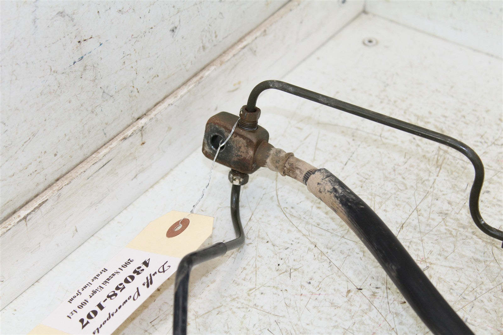 2004 Suzuki Eiger 400 4x4 Front Brake Hose Line 43058