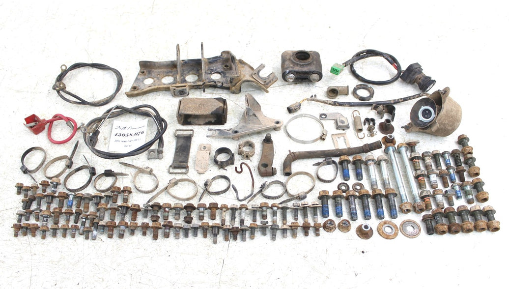 2004 Suzuki Eiger 400 4x4 Chassis Bolt Kit Hardware Wire Bracket 43058