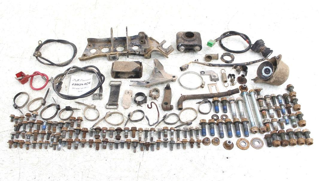 2004 Suzuki Eiger 400 4x4 Chassis Bolt Kit Hardware Wire Bracket 43058
