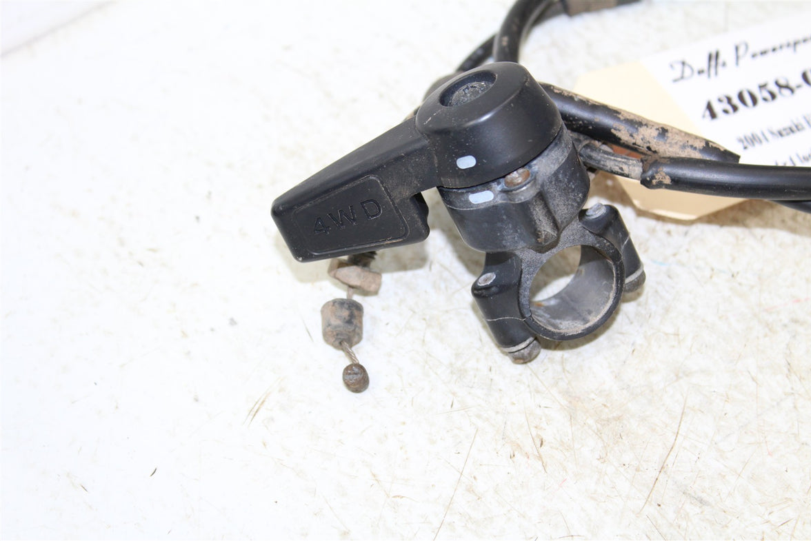 2004 Suzuki Eiger 400 4x4 AWD Switch Lever w/ Cable Transfer Controller 43058