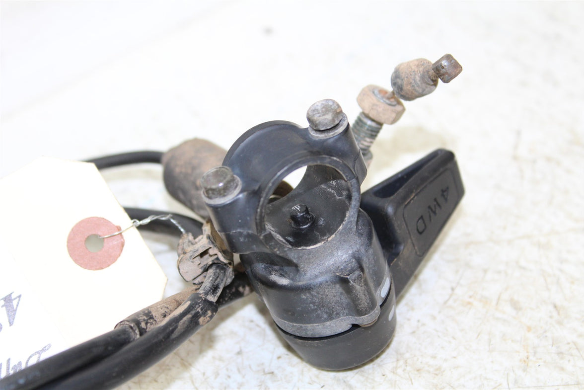 2004 Suzuki Eiger 400 4x4 AWD Switch Lever w/ Cable Transfer Controller 43058