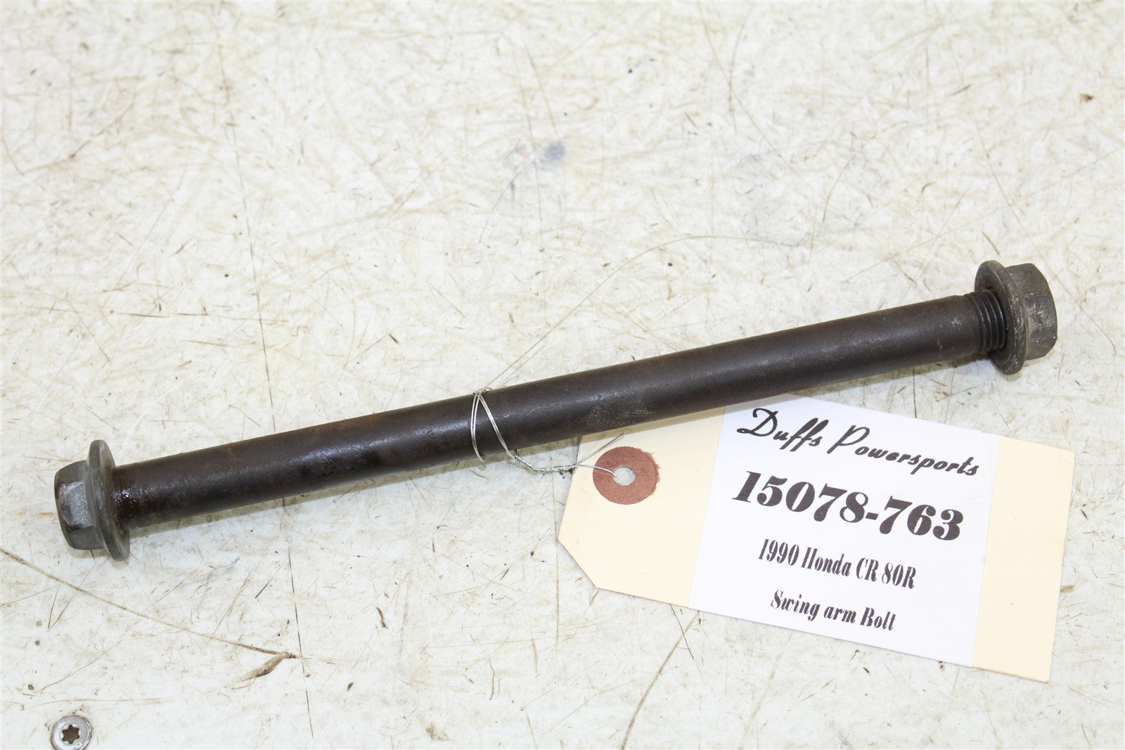 1990 Honda CR 80R Swingarm Bolt Nut 15078