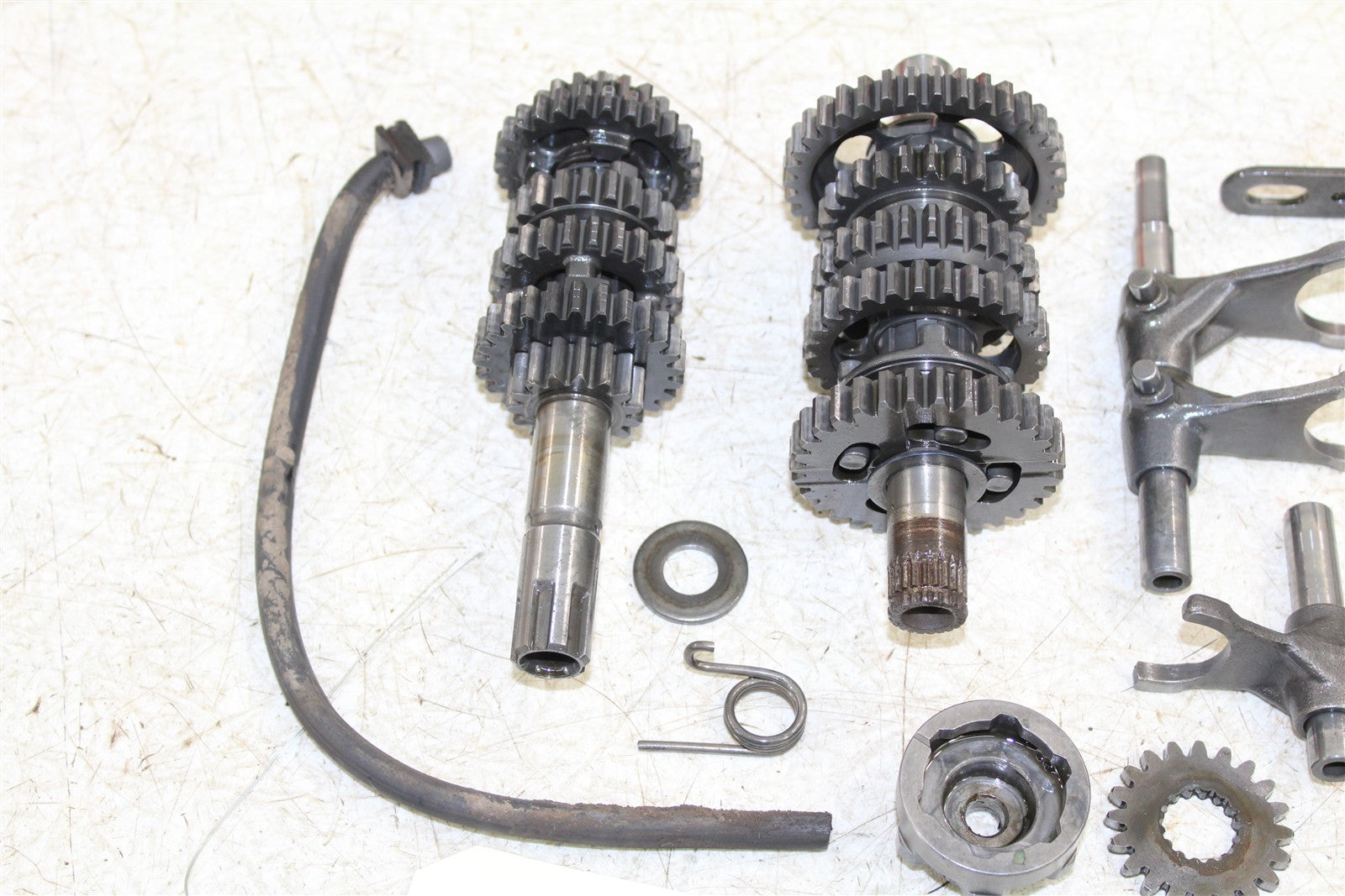 1990 Honda CR 80R Transmission Gears Shaft Shift Drum 15078