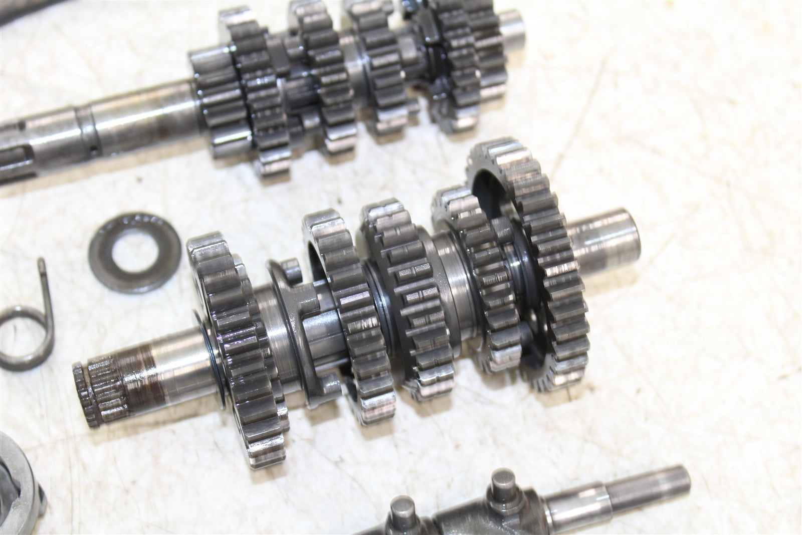 1990 Honda CR 80R Transmission Gears Shaft Shift Drum 15078