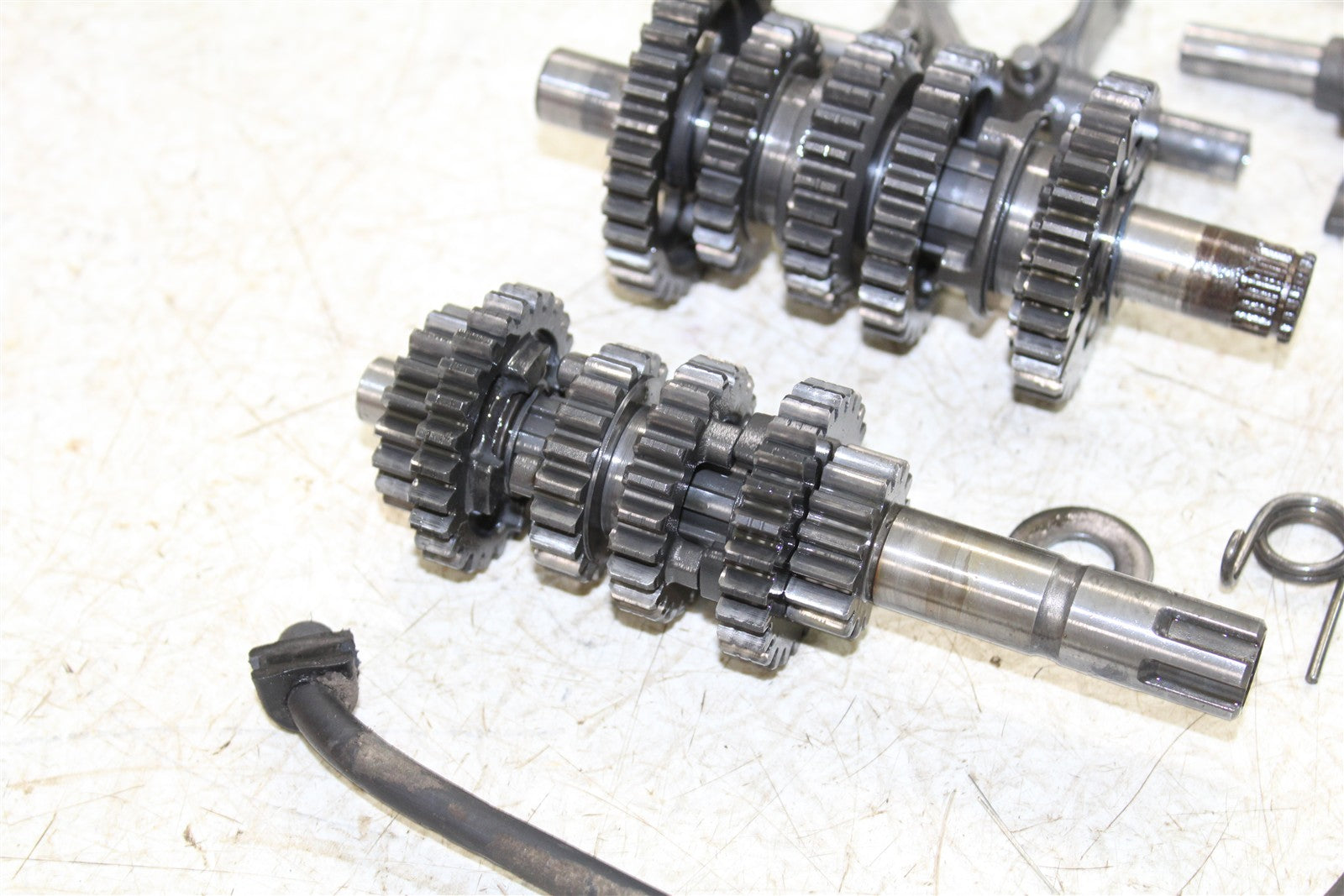 1990 Honda CR 80R Transmission Gears Shaft Shift Drum 15078