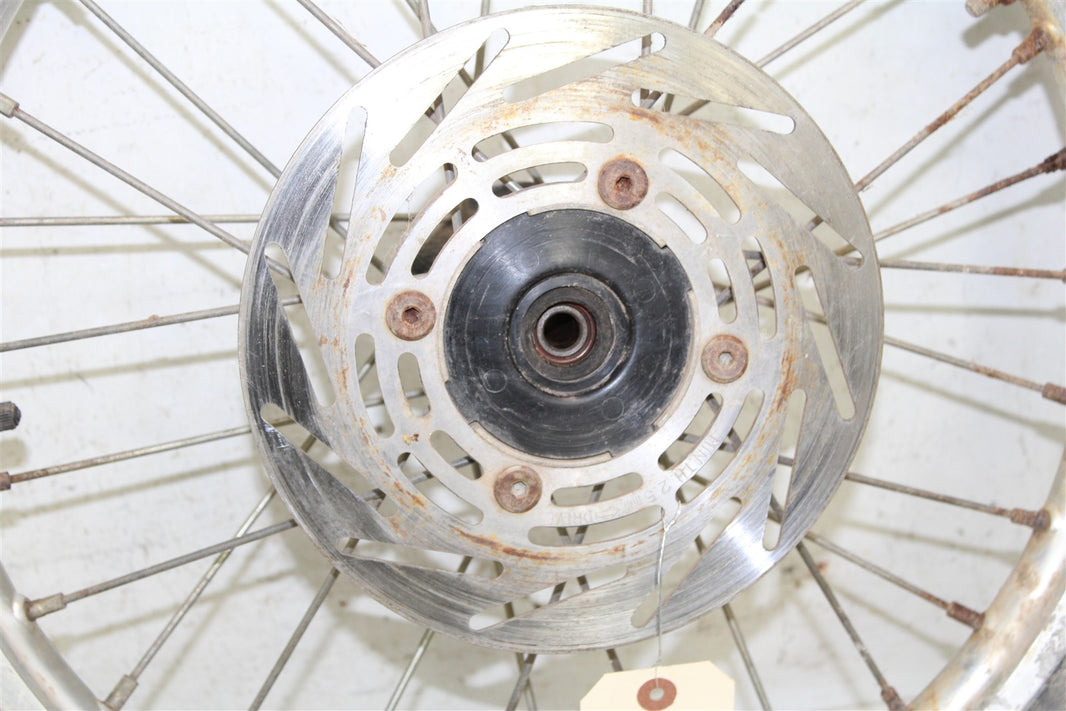 1990 Honda CR 80R Front Wheel Rim Hub w/ Brake Rotor 15078