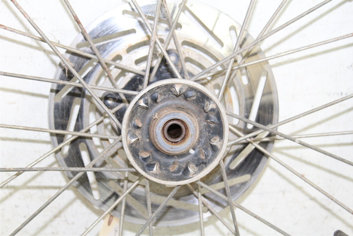 1990 Honda CR 80R Front Wheel Rim Hub w/ Brake Rotor 15078