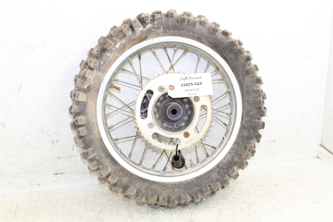 1990 Honda CR 80R Rear Wheel Rim Hub 15078