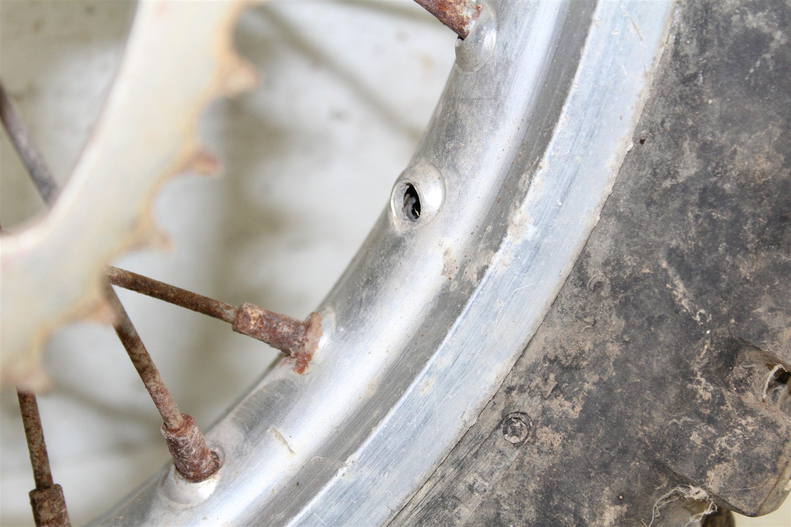 1990 Honda CR 80R Rear Wheel Rim Hub 15078