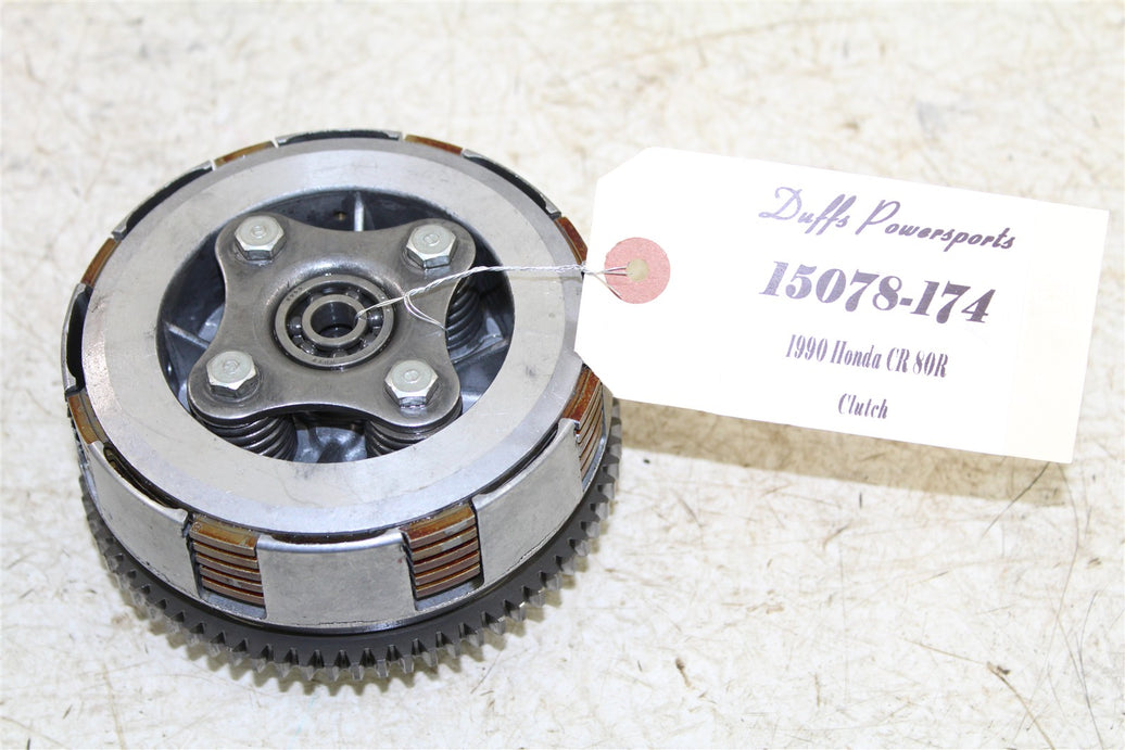 1990 Honda CR 80R Clutch Basket Inner Hub Pressure Plate 15078