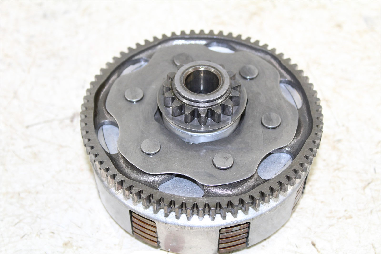 1990 Honda CR 80R Clutch Basket Inner Hub Pressure Plate 15078