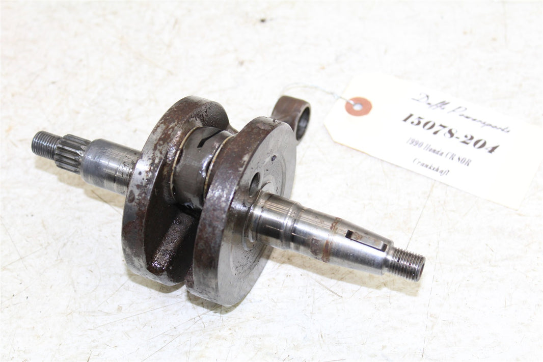 1990 Honda CR 80R Crankshaft Crank Shaft Connecting Rod 15078