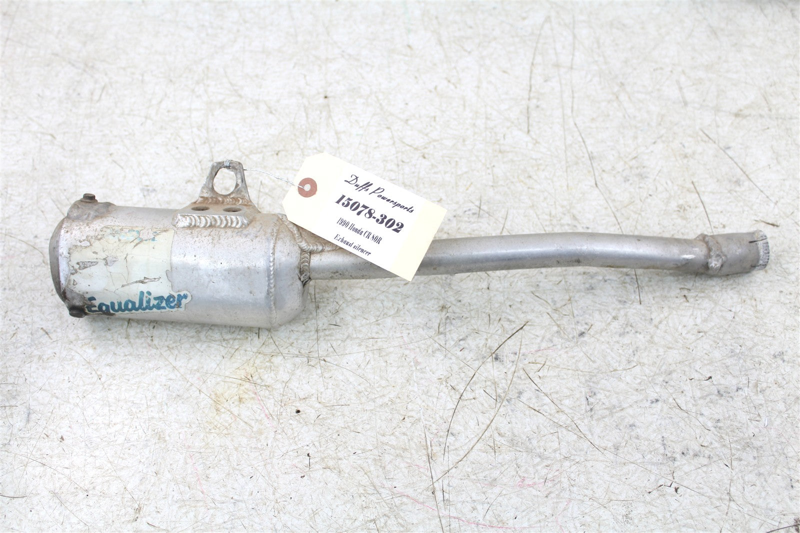 1990 Honda CR 80R Exhaust Silencer Muffler Answer S-II Equalizer 15078