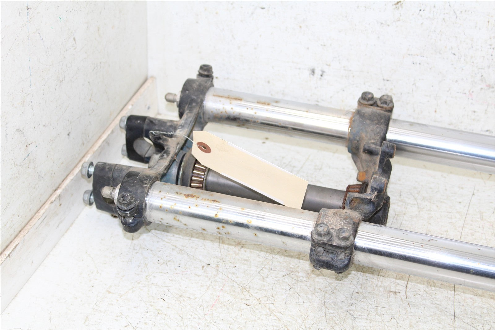 1990 Honda CR 80R Fork Tubes Front Suspension Triple Clamps 15078