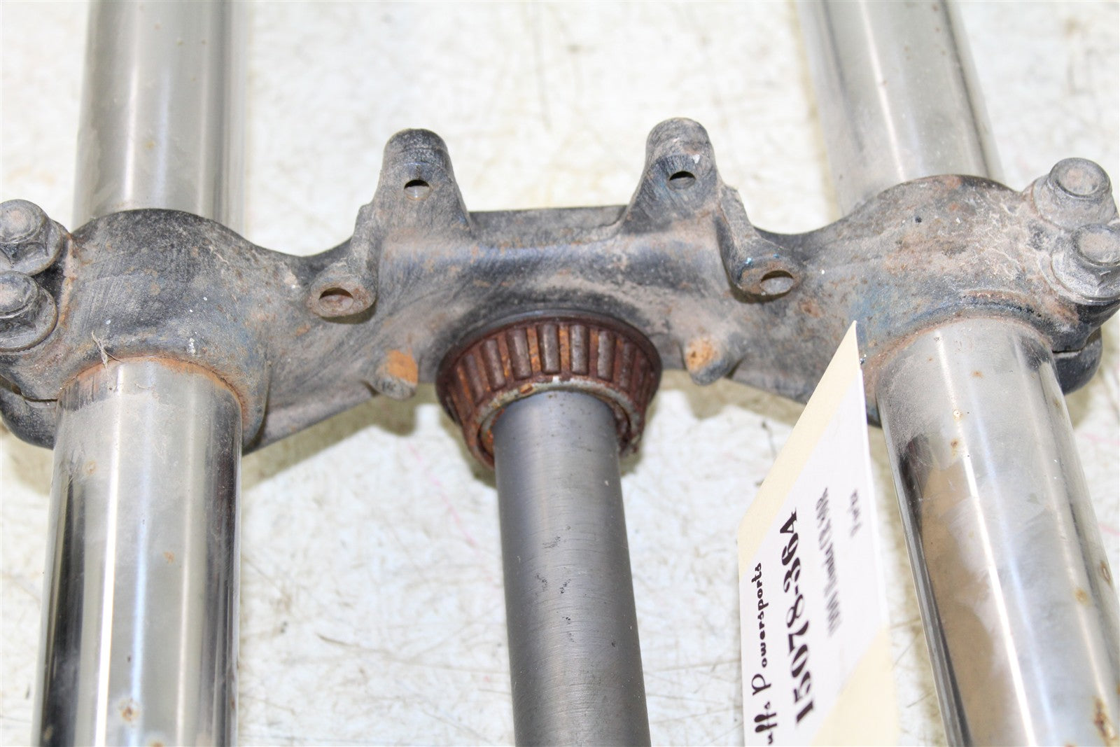 1990 Honda CR 80R Fork Tubes Front Suspension Triple Clamps 15078