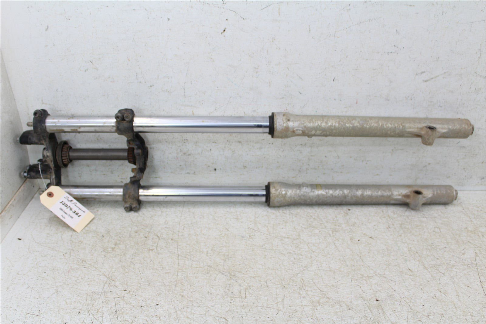 1990 Honda CR 80R Fork Tubes Front Suspension Triple Clamps 15078