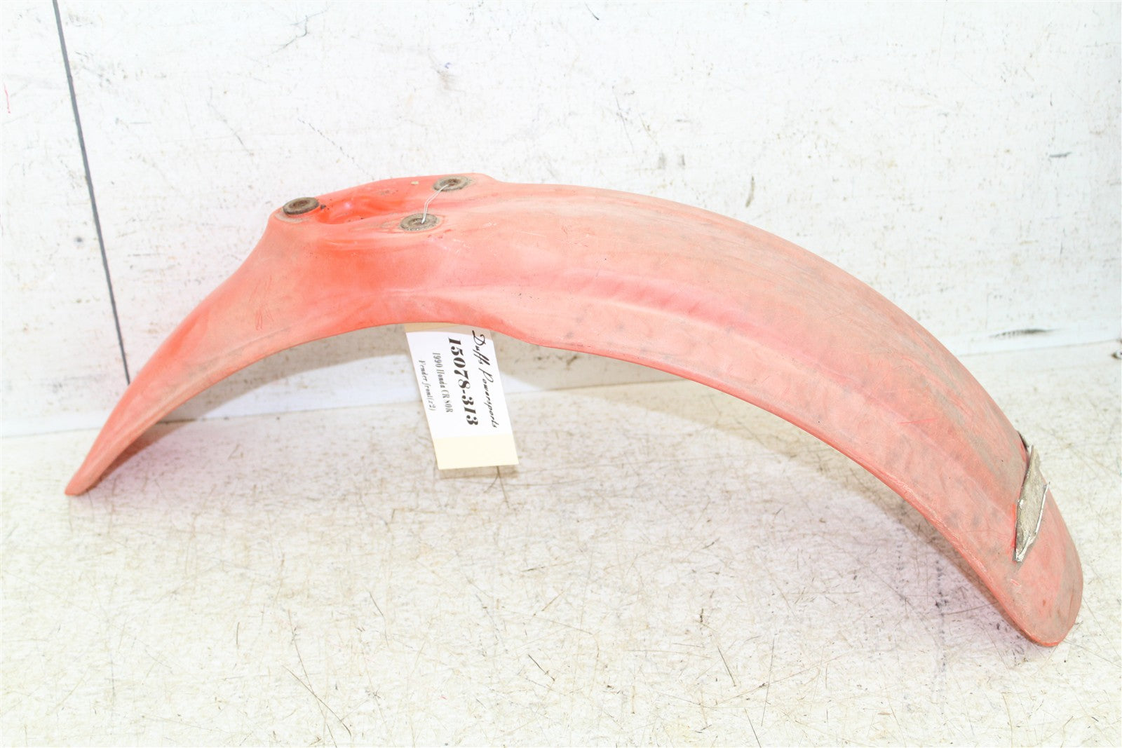 1990 Honda CR 80R Front Fender Plastic & Number Plate 15078