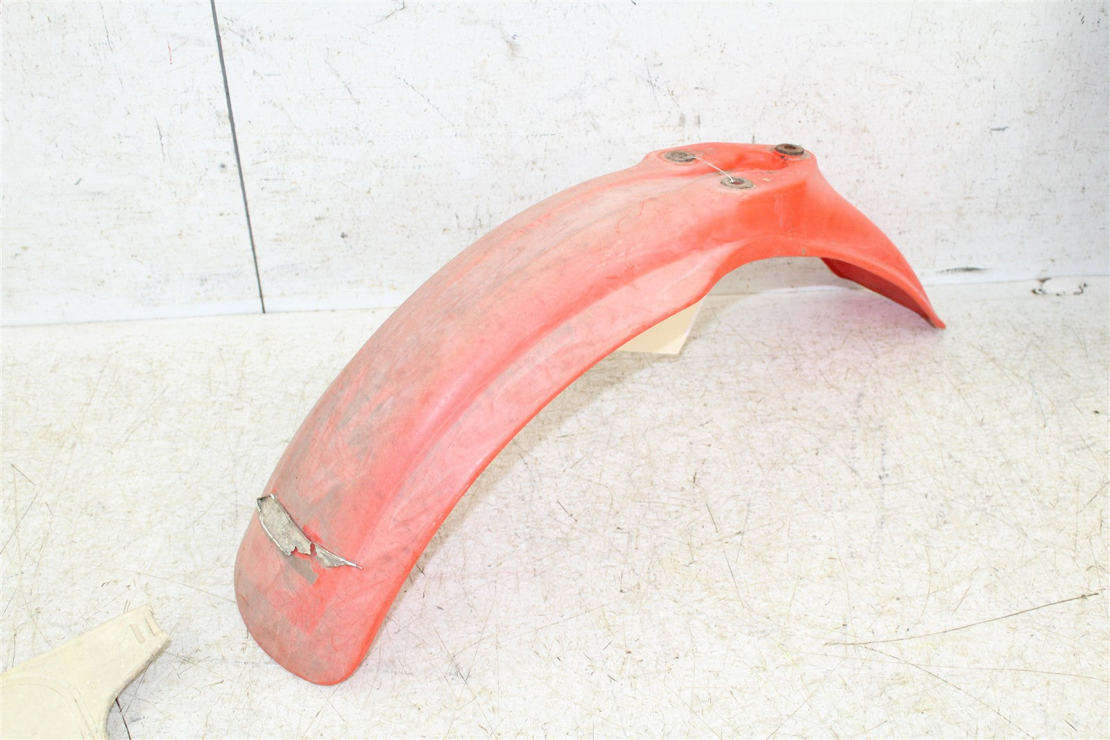 1990 Honda CR 80R Front Fender Plastic & Number Plate 15078