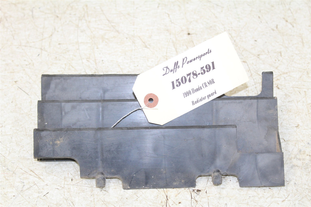 1990 Honda CR 80R Radiator Guard Louver Plastic 15078
