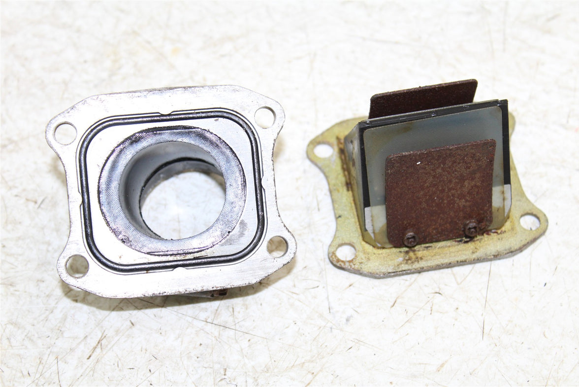 1990 Honda CR 80R Reed Cage Block w/ Intake Manifold 15078
