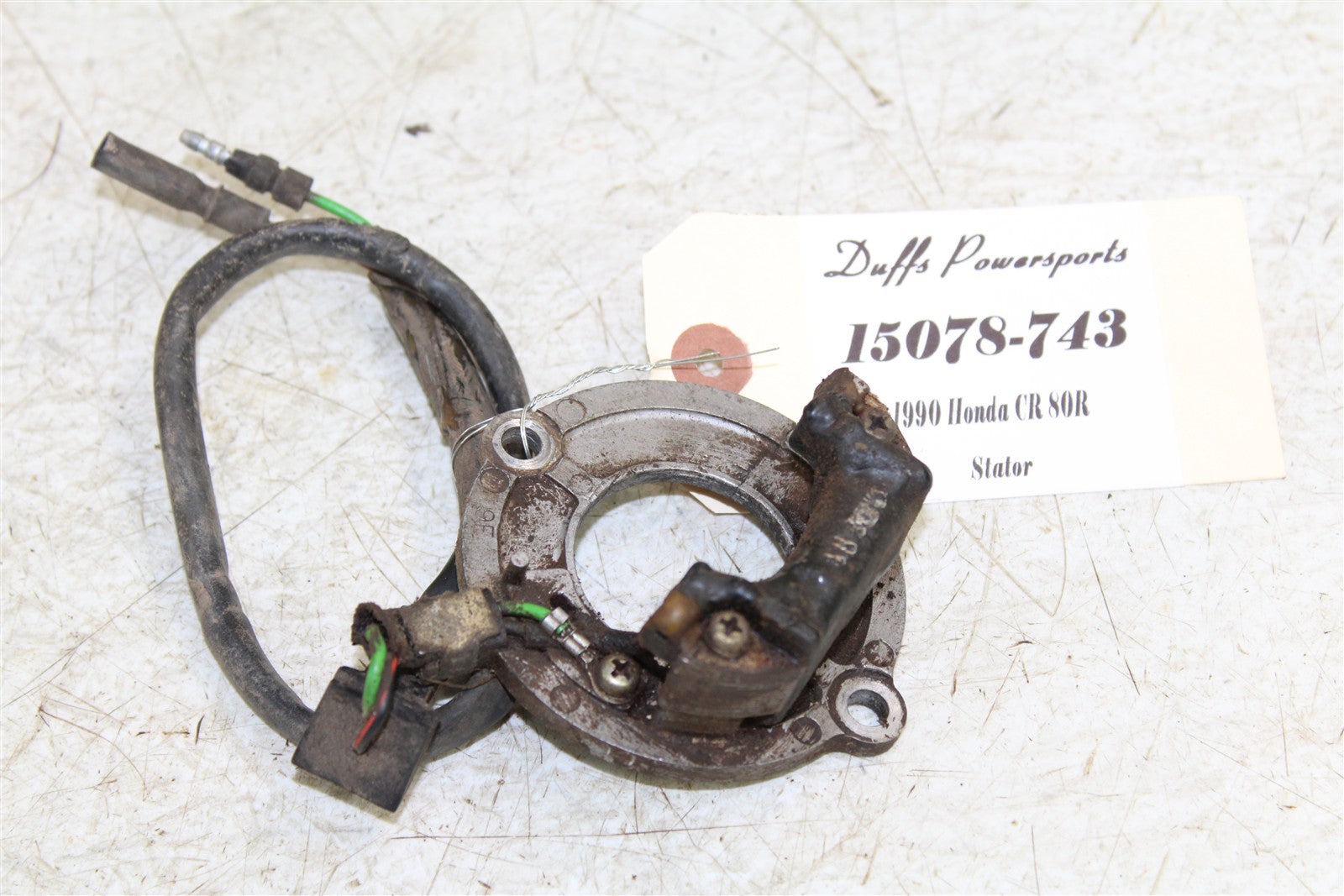 1990 Honda CR 80R Stator Plate Magneto Coil 15078