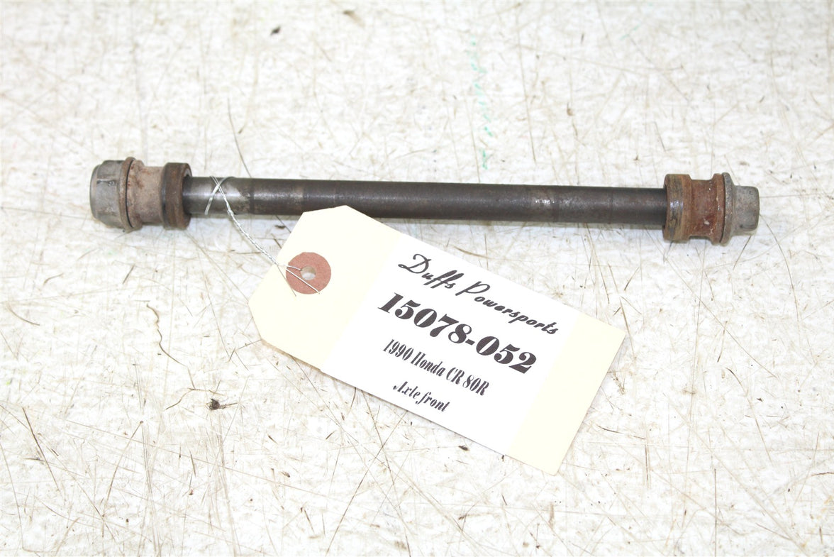 1990 Honda CR 80R Front Axle Nut Wheel Spacers 15078