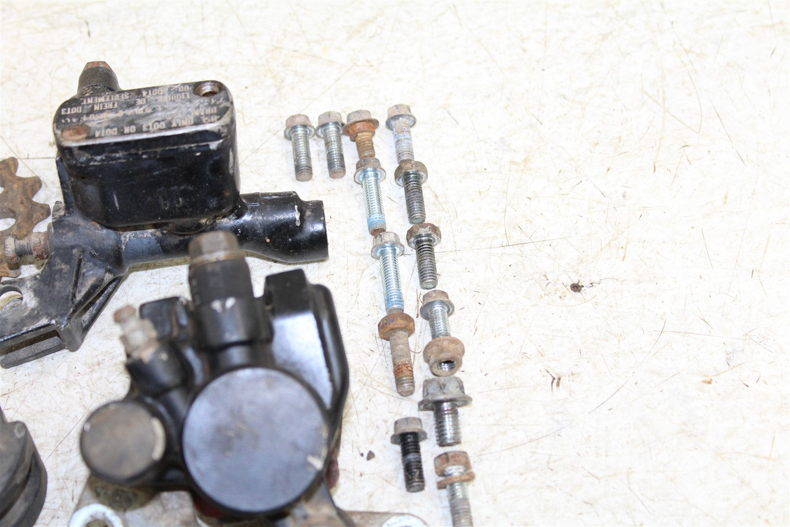 1990 Honda CR 80R Chassis Bolt Kit Hardware Radiator Hose Sprocket 15078