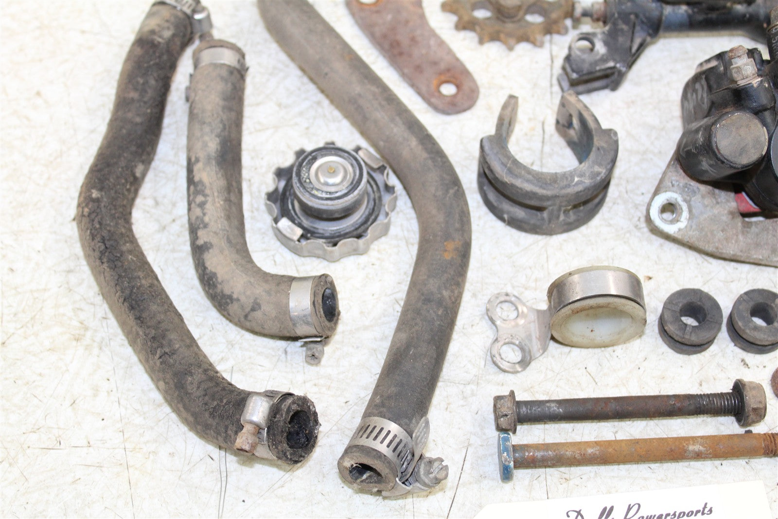 1990 Honda CR 80R Chassis Bolt Kit Hardware Radiator Hose Sprocket 15078