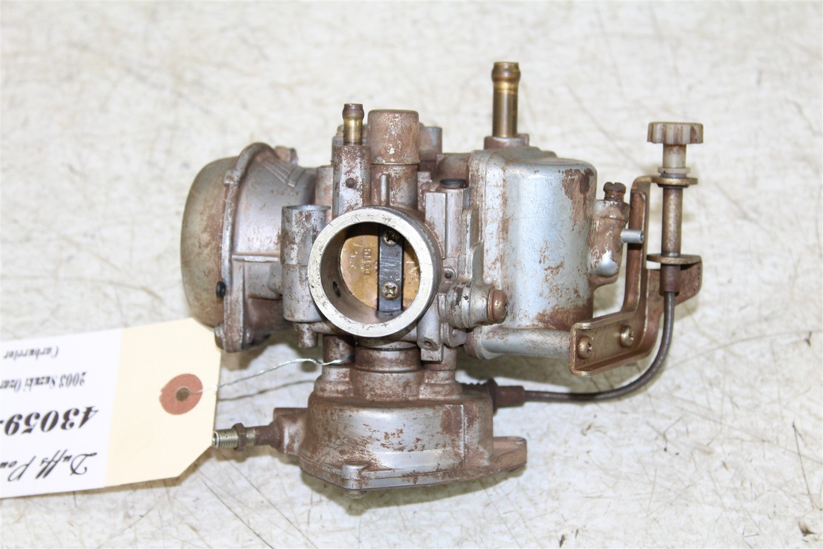 2003 Suzuki Ozark 250 Mikuni Carburetor Carb Fuel Intake 43059