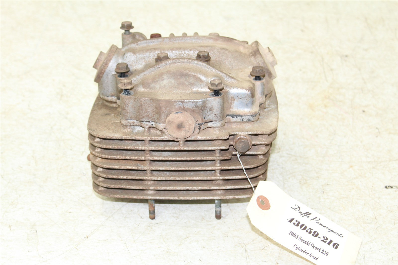 2003 Suzuki Ozark 250 Cylinder Head Valve Cover Intake Exhaust 43059