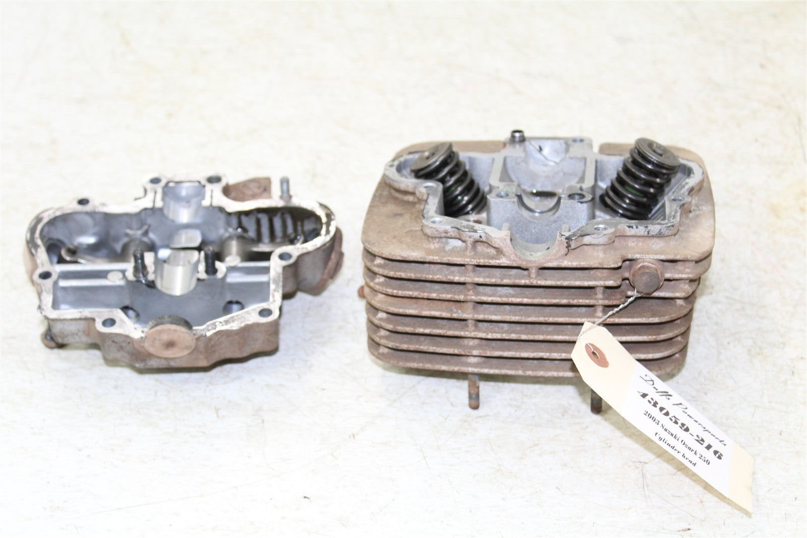 2003 Suzuki Ozark 250 Cylinder Head Valve Cover Intake Exhaust 43059
