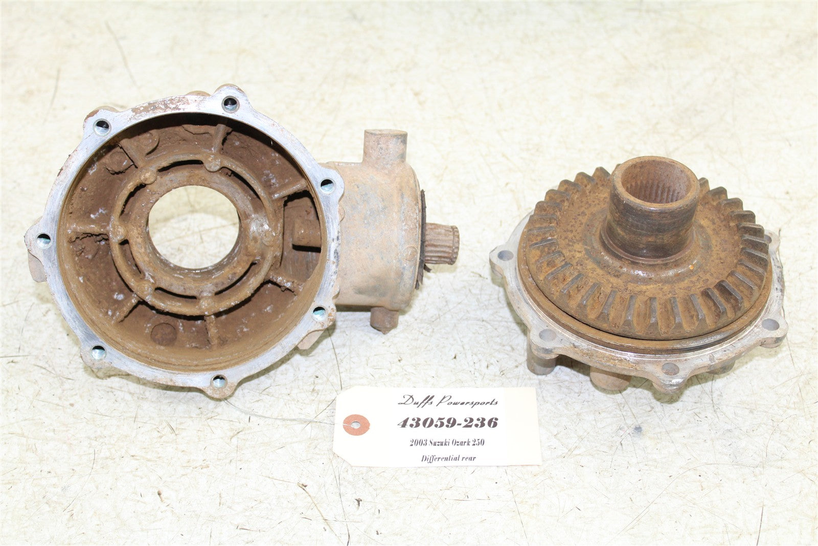 2003 Suzuki Ozark 250 Rear Differential 43059