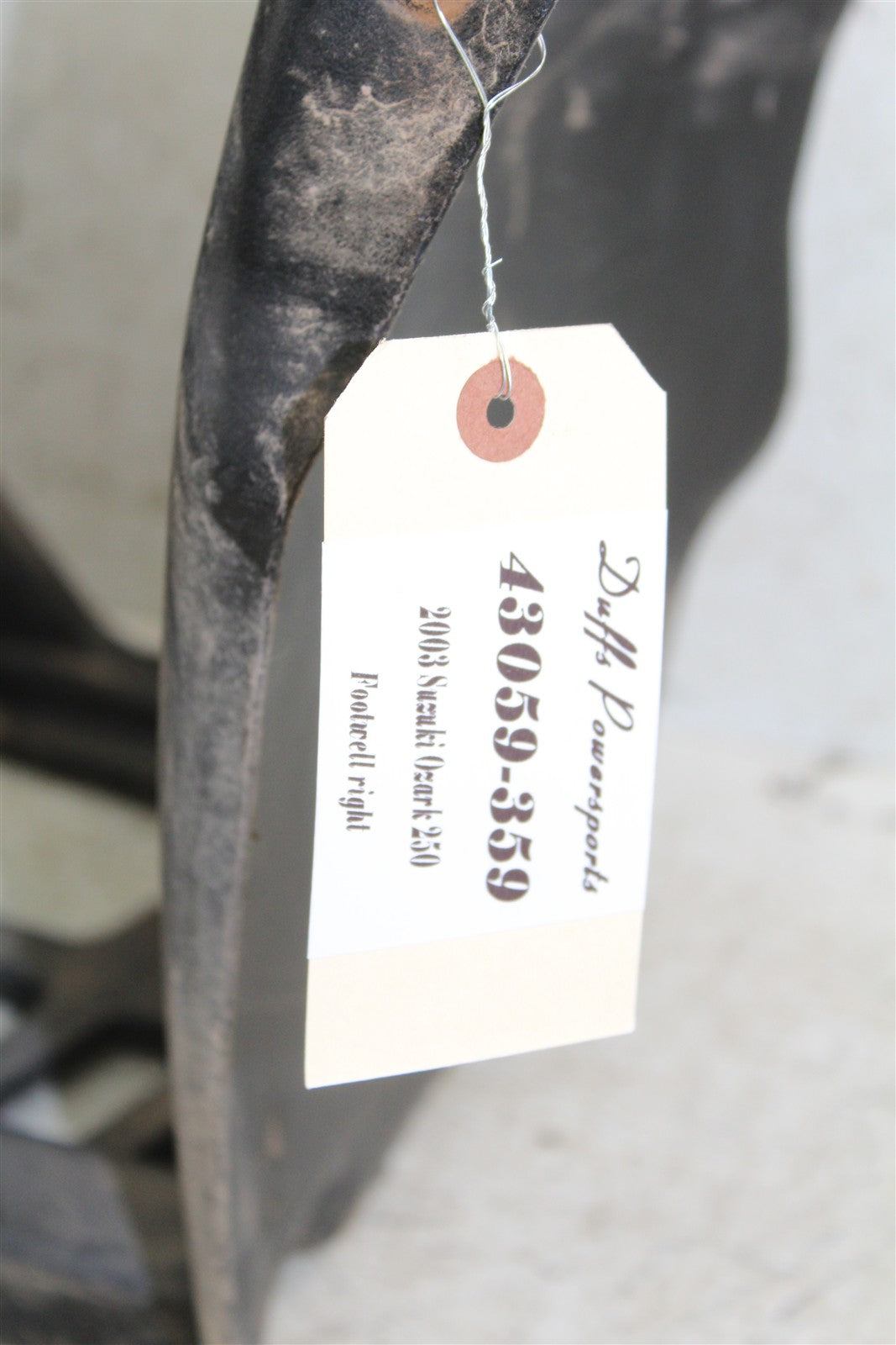 2003 Suzuki Ozark 250 Right Foot Well Rest 43059