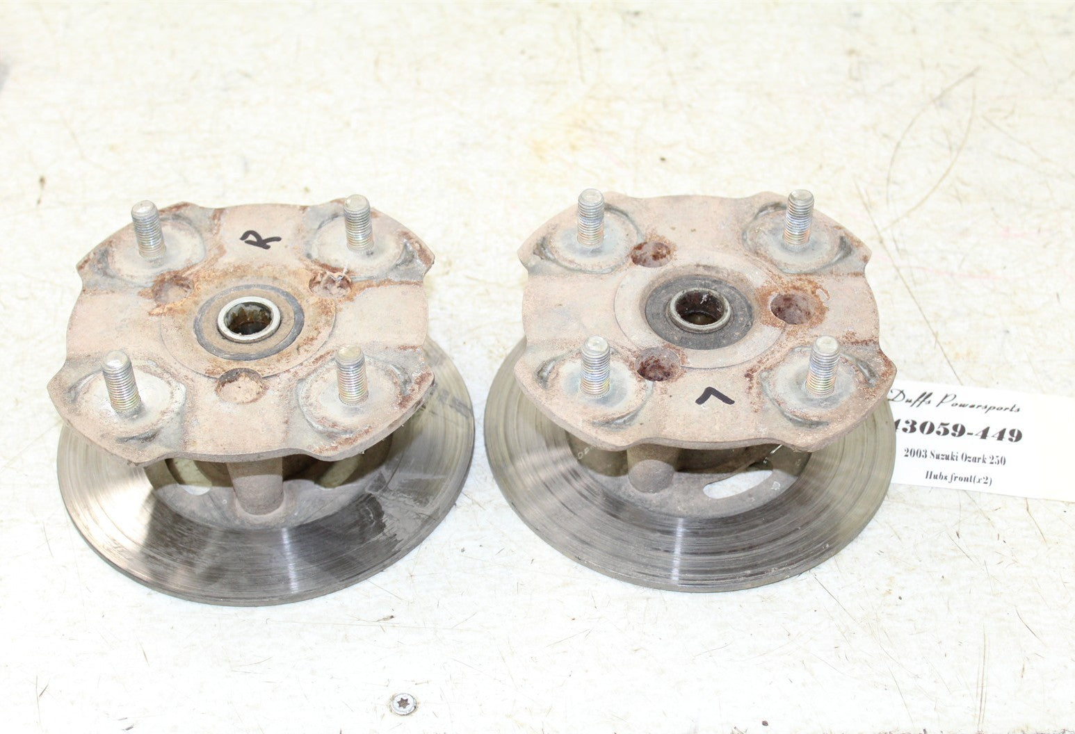 2003 Suzuki Ozark 250 Front Hubs Brake Rotor 43059