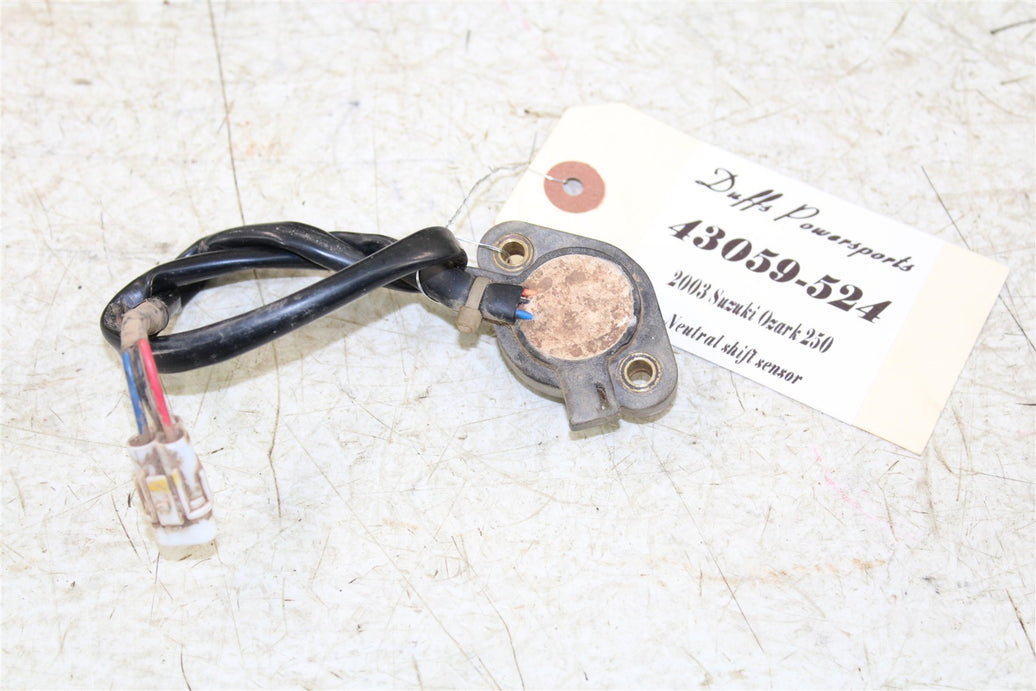 2003 Suzuki Ozark 250 Shift Sensor Neutral Safety Switch 43059