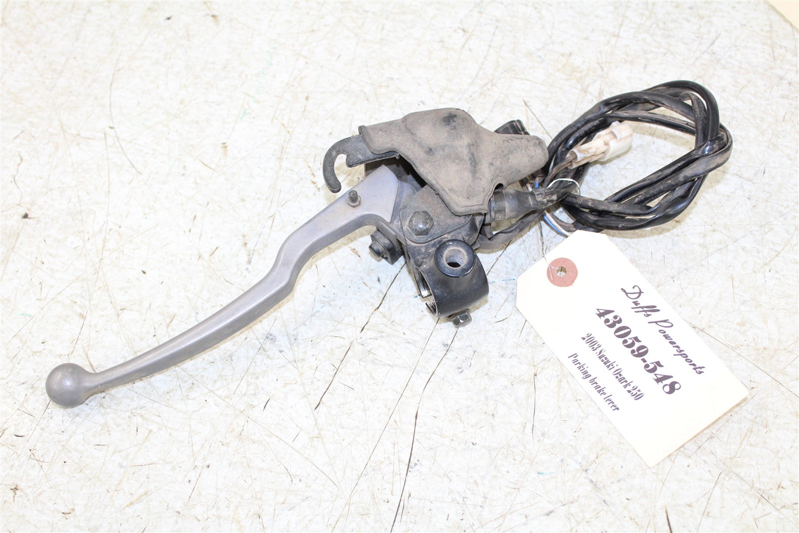 2003 Suzuki Ozark 250 Parking Brake Lever w/ Perch Mount 43059