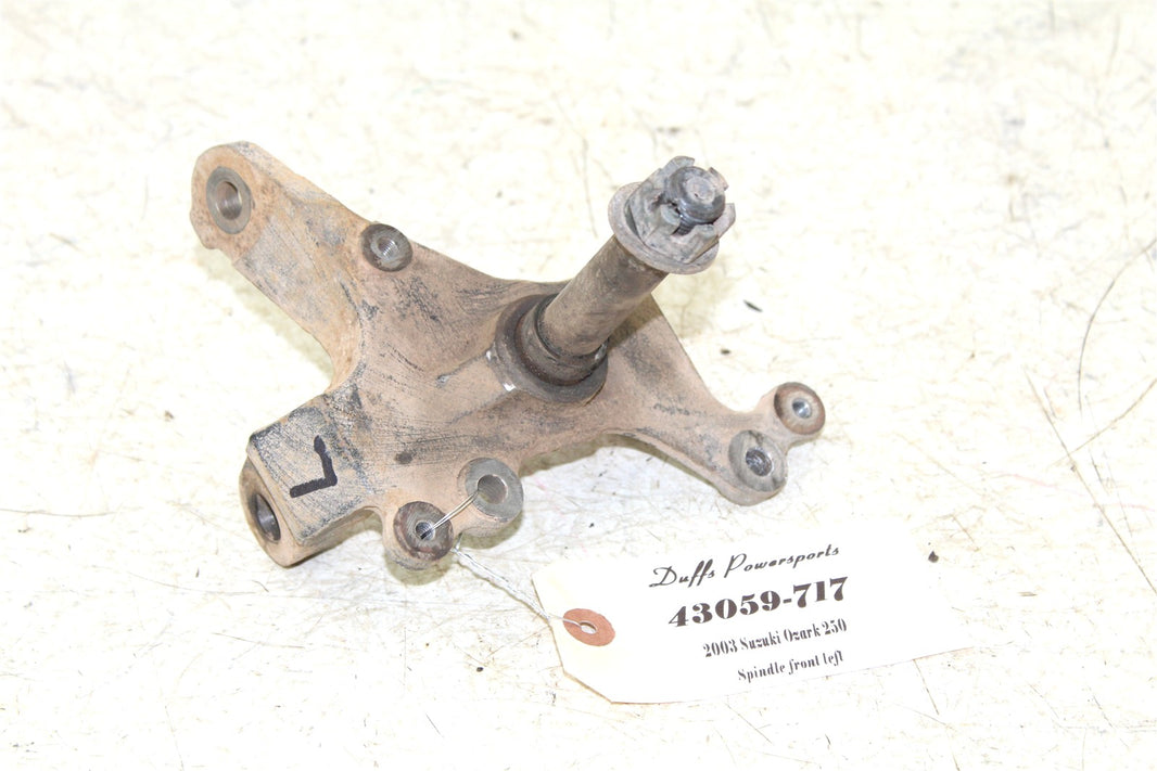 2003 Suzuki Ozark 250 Front Left Spindle Knuckle 43059