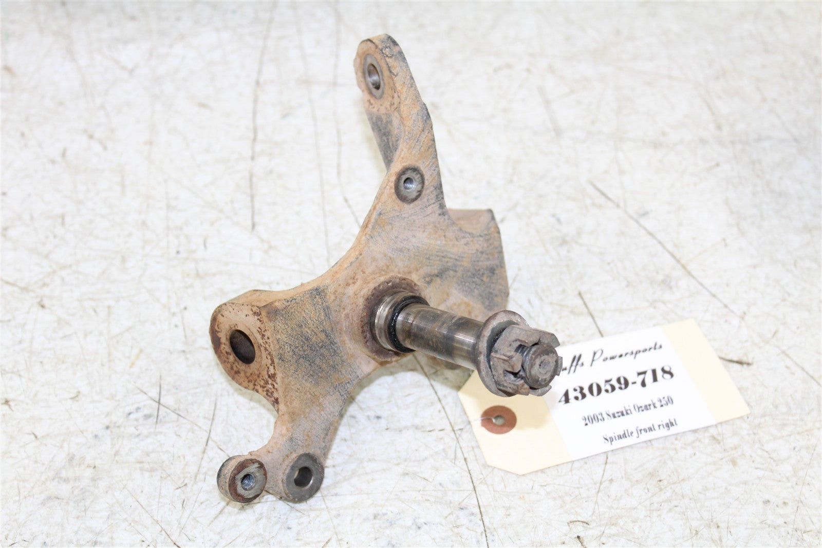 2003 Suzuki Ozark 250 Front Right Spindle Knuckle 43059